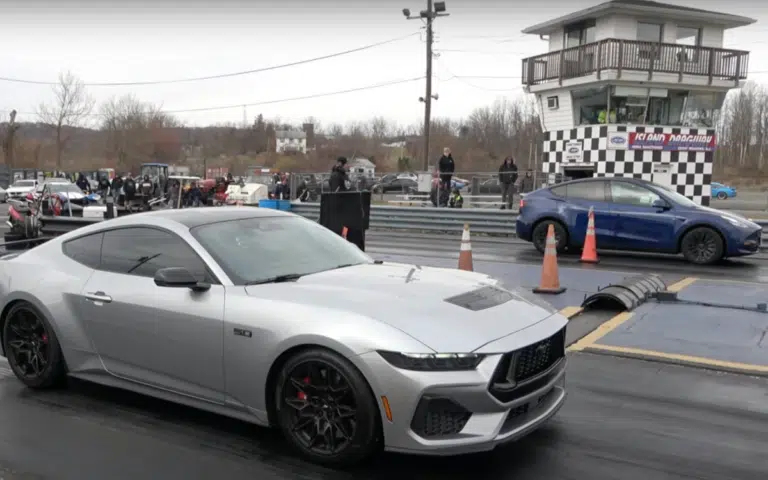 When a Ford Mustang took on a Tesla Model Y in a drag race a surprising obliteration occurred