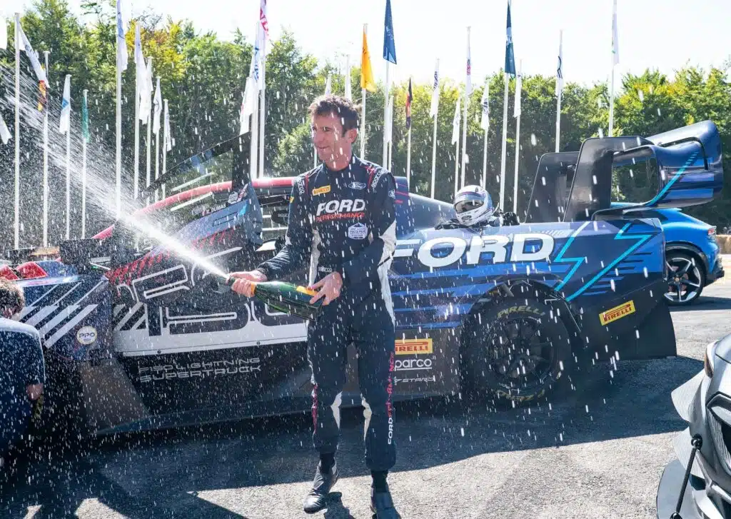 The Ford SuperTruck, driven by Romain Dumas, beat out its nearest competition by almost two seconds.