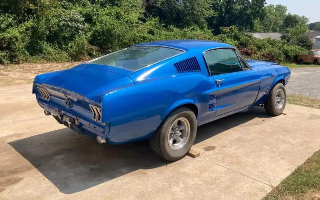 A rescued 1967 Ford Mustang wrecked in a crash decades ago turned out to be very rare