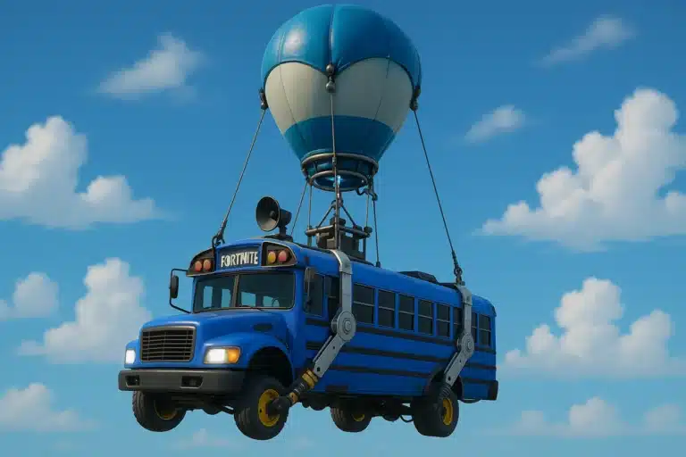 These New Yorkers spent $17,000 turning a school bus into the iconic Battle Bus from Fortnite, resulting in DIY chaos and a surprisingly good result