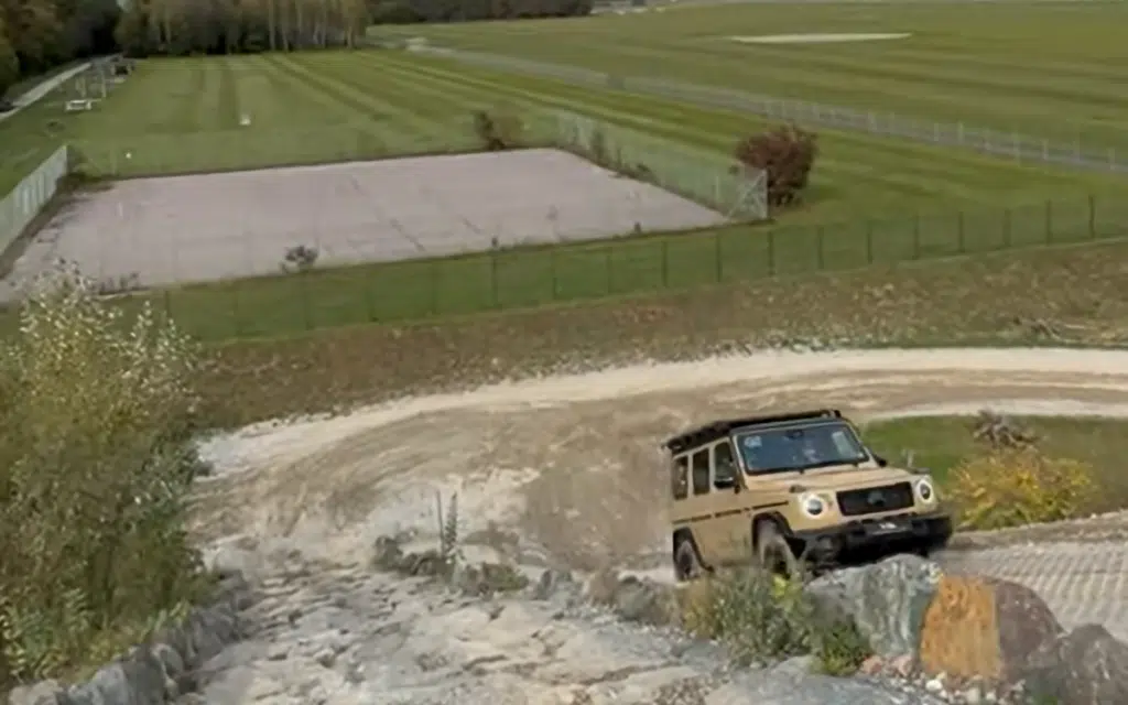 Mercedes G-Wagon conquers a 100% grade slope in Europe to demonstrate why it's a beast off-roader