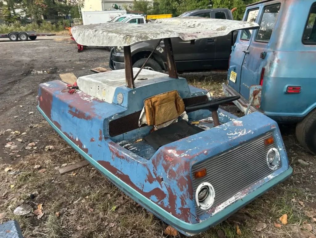 Barn finds can throw up all manner of weird and wonderful vehicles, but we think you’d struggle to find anything quite as unusual as this 1964 Glide-A-Ride people transporter