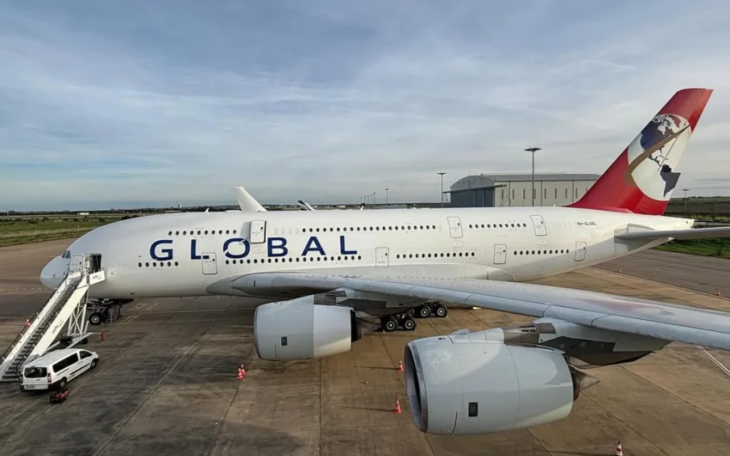 Global Airlines launched in 2023 with plans to offer transatlantic flights on an Airbus A380 fleet. That same year, the airline startup announced it had bought its very first A380