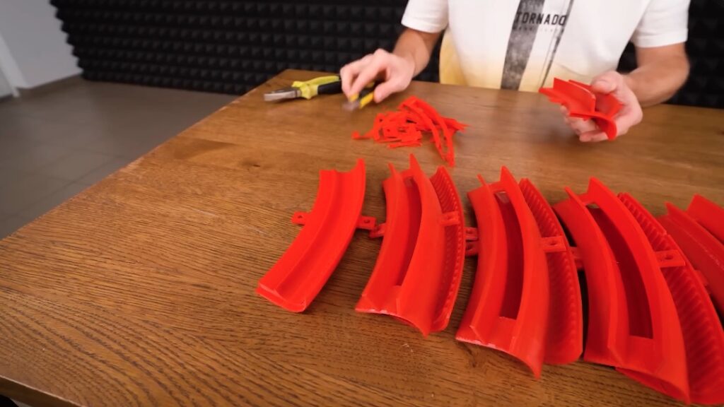 3D printed glue tire molds