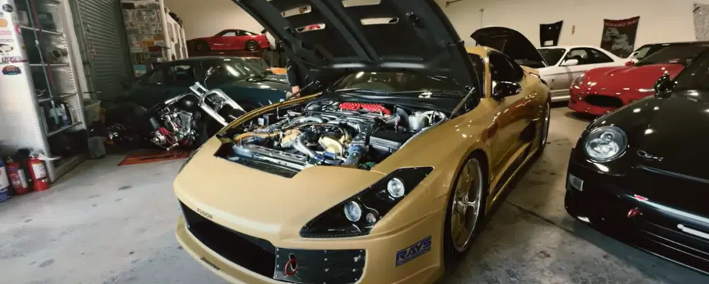 Smokey Nagata’s final Supra is a twin-turbo v12 rocket ship in Florida