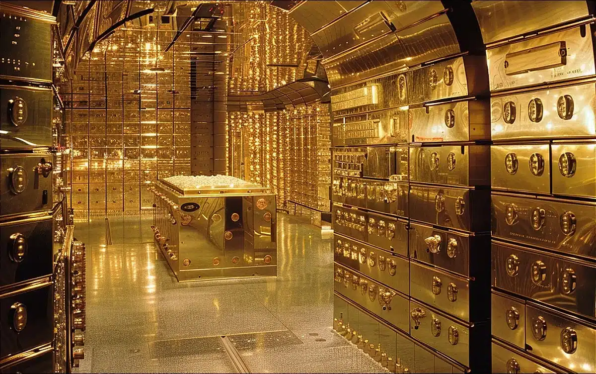 World’s largest gold vault in New York stores 6,000+ tons of gold 80 feet below street level