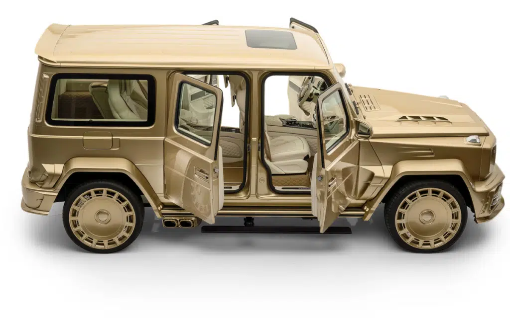 The Mercedes-Benz-AMG G63 was already bold, but golden twist from Mansory takes it to another level