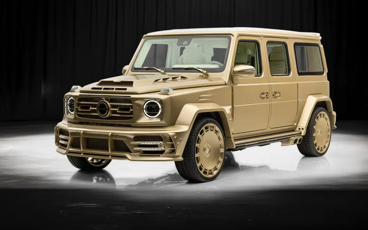 The G63 was already bold, but Mansory’s golden twist takes it to another level