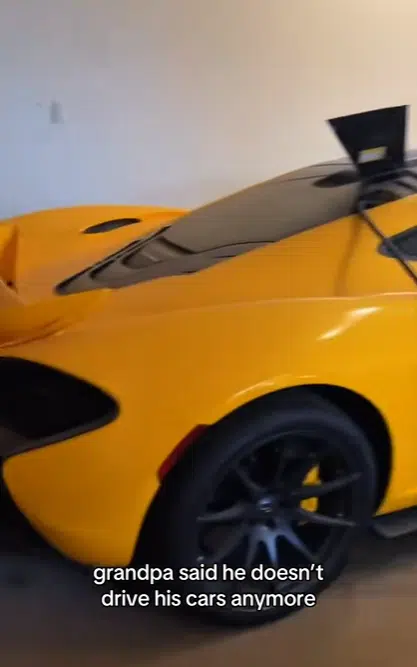 Dude thought his grandpa was just a regular guy… until he opened his garage and saw McLaren P1 and a Porsche 918 Spyder