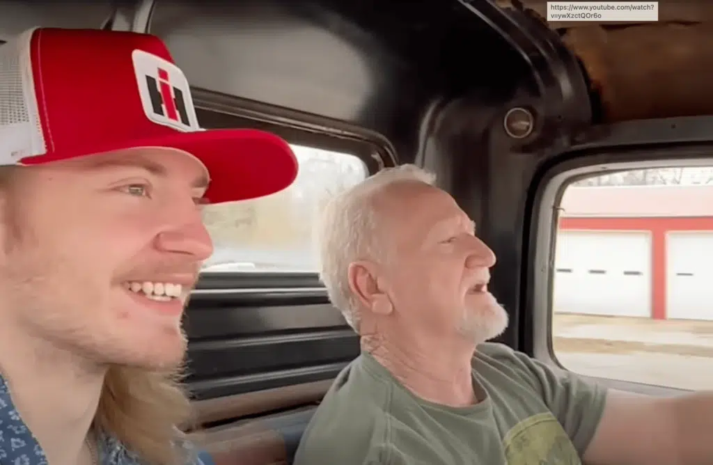 Grandpa speechless after beloved pickup truck is restored