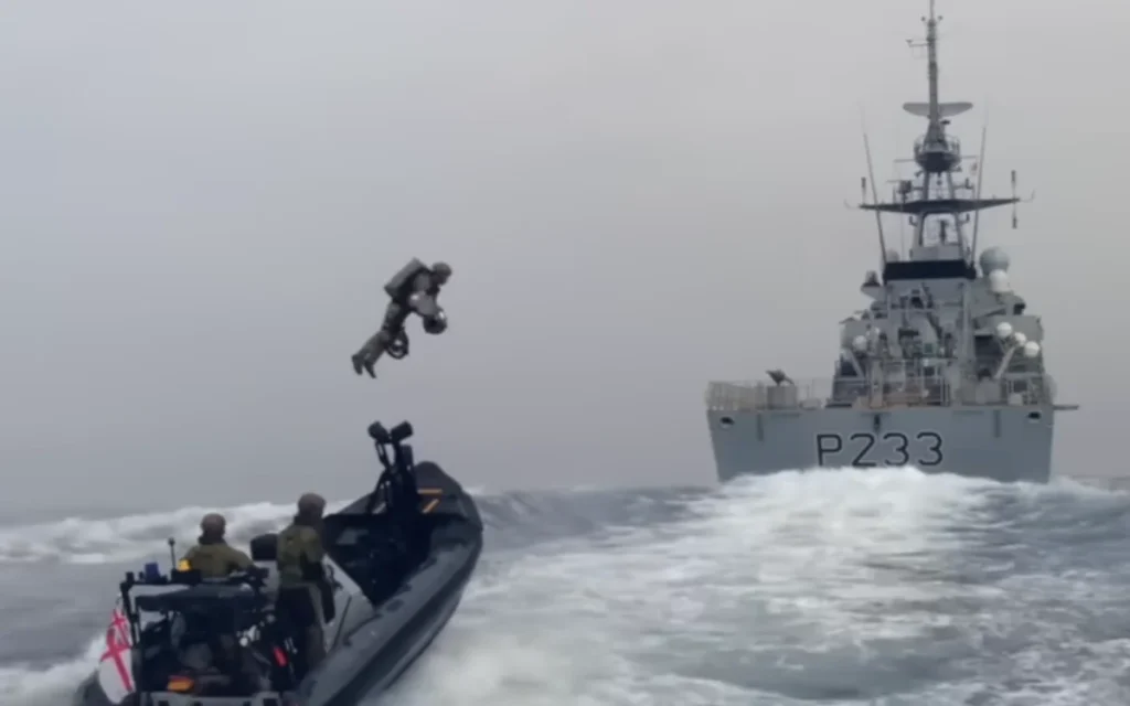 Royal Marines conduct landmark test of $400,000 ‘Iron Man’ jet packs
