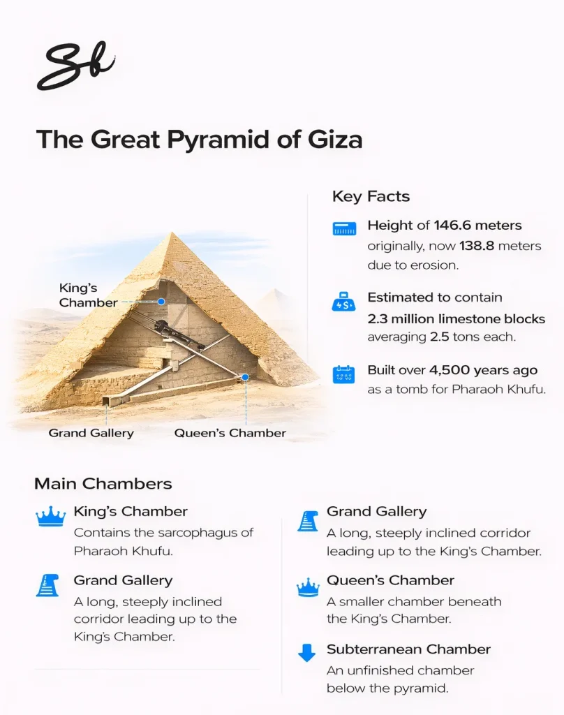 A team of researchers developed a small robot that was able to scoot around inside the Great Pyramid of Giza and capture never-before-seen footage