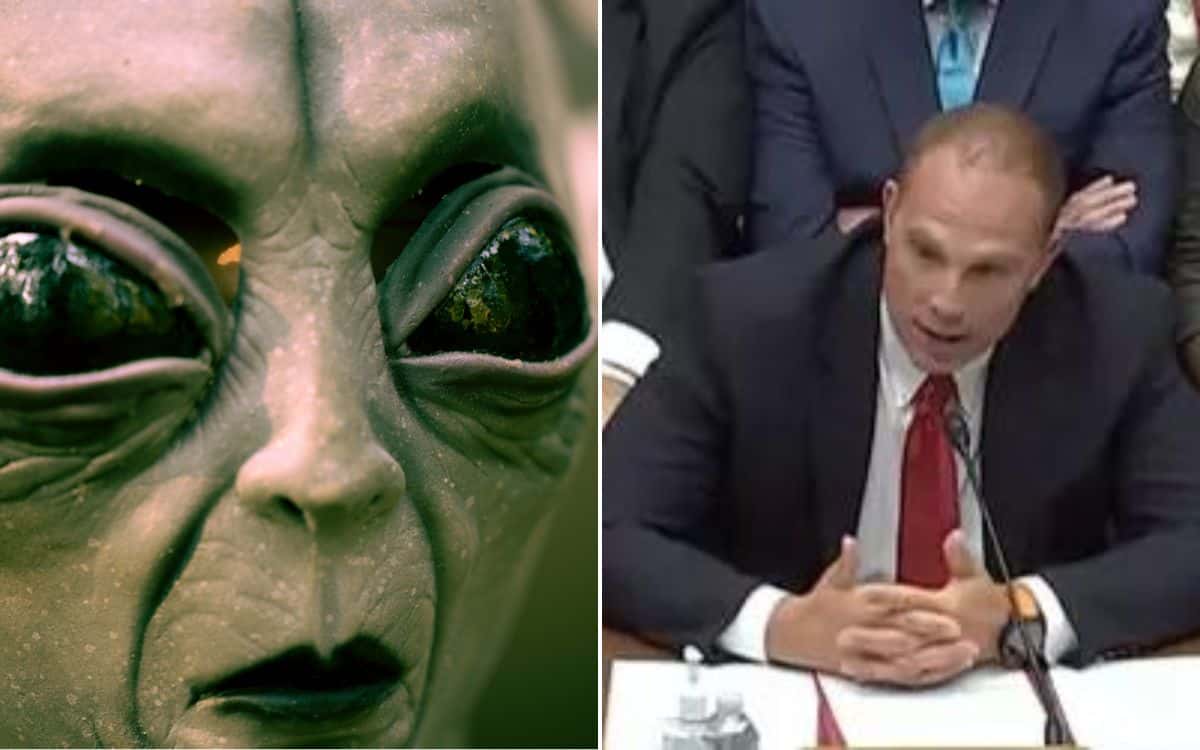 Grusch at US Congress hearing over aliens