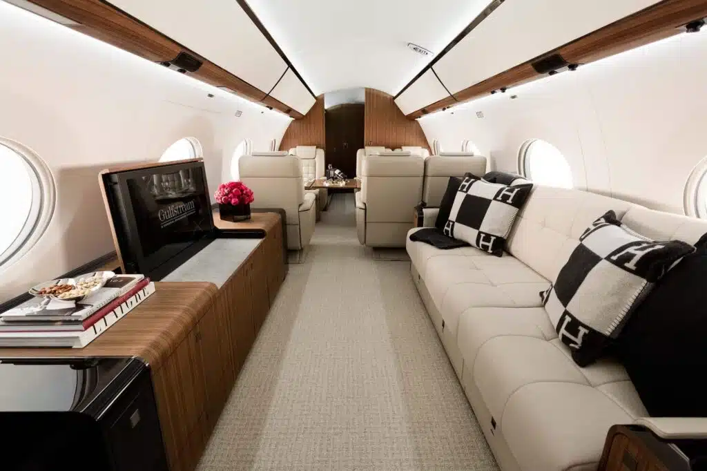 Inside Kim Kardashian's private jet