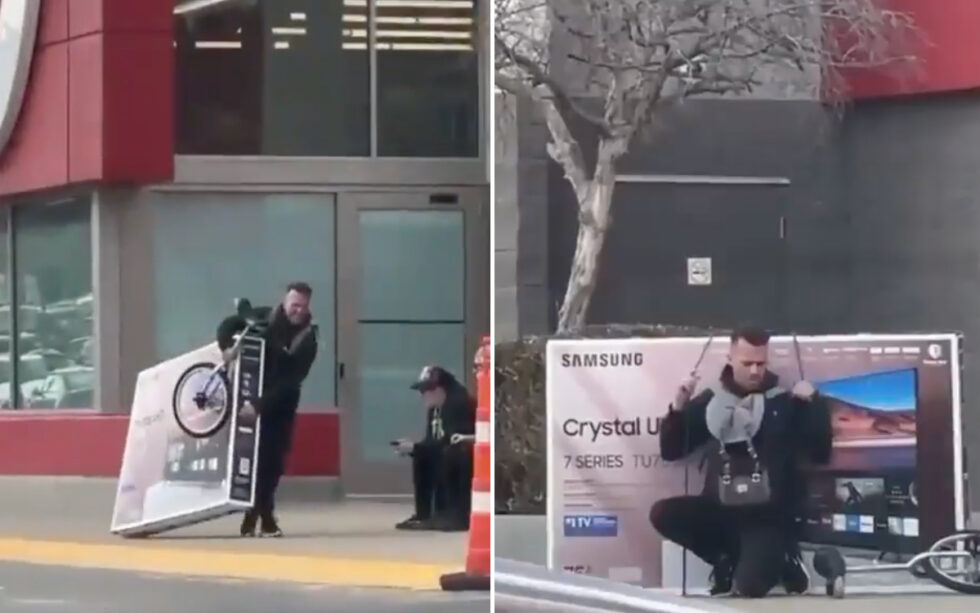 How to transport a TV that’s too big for your car