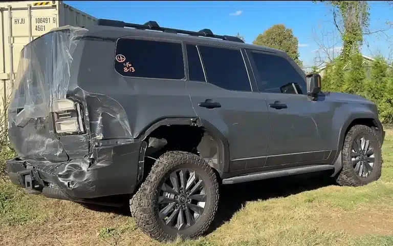 guys bought a damaged 2024 Toyota Land Cruiser and fixed it