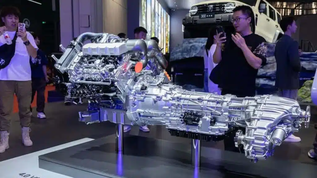 GWM unveiled its brand new, 4.0liter V8 at the Shanghai Auto Show in April.