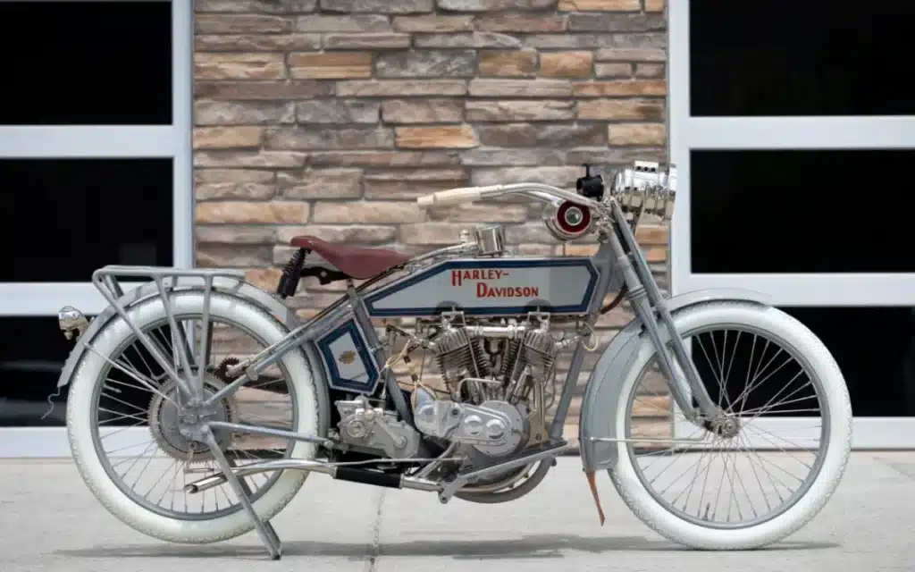 This Harley-Davidson 11F dates back to 1915 and hasn’t been started in more than a decade, but experts reckon it could sell for as much as $100,000