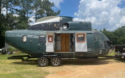 ‘We get a lot of honks’: Inside a military helicopter turned into a camper