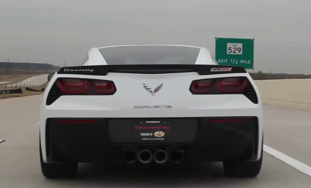 c7 corvette stingray 200mph hennessey