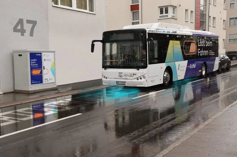 France just activated the world's first highway that charges electric cars and trucks while they're driving