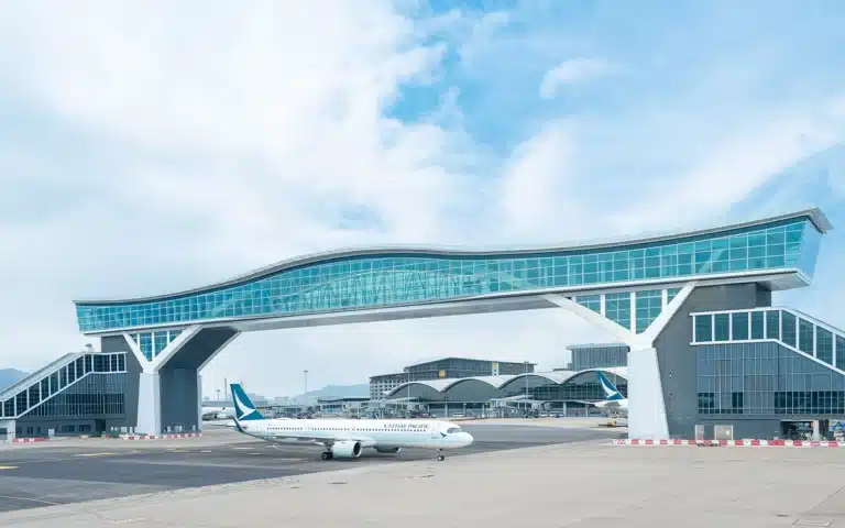 airside bridge sky bridge hong kong international airport