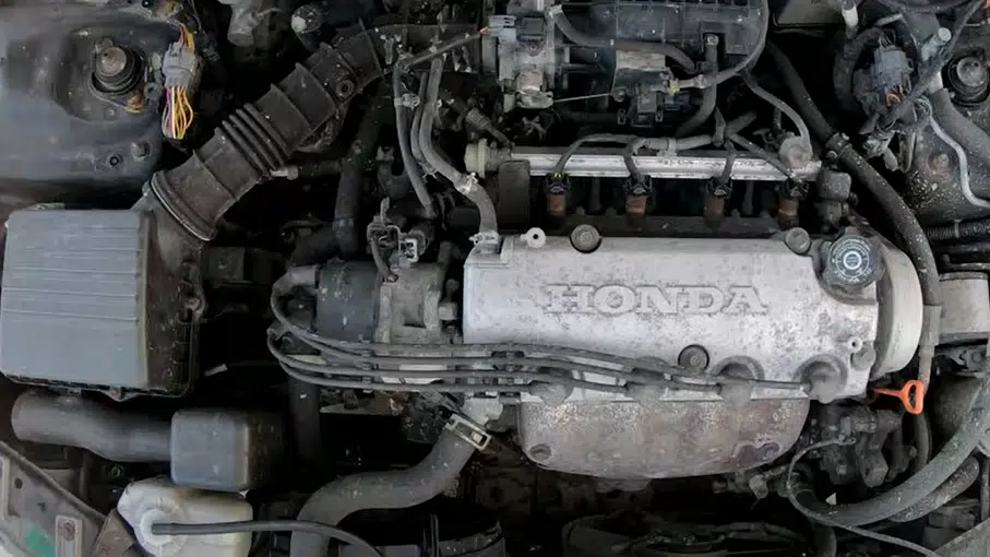 They drained the oil from this Civic and it just kept going on and on