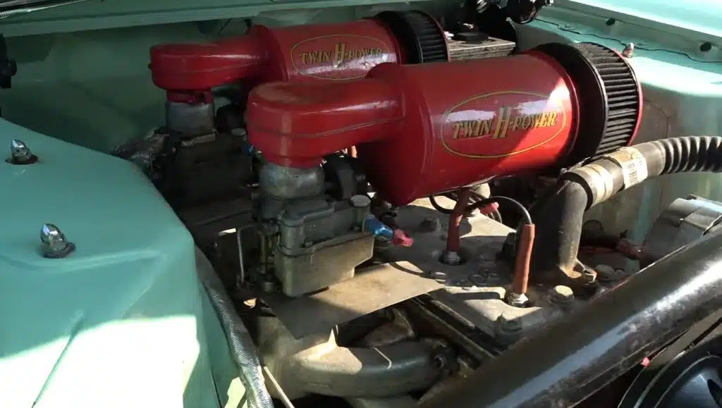 Legendary1950s Hudson Hornet found in pristine condition with surprise under the hood