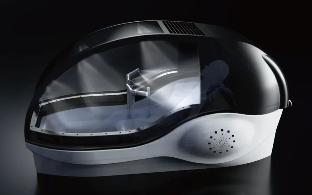 Japan just unveiled a human washing machine and it cleans you with microbubbles and soothing music