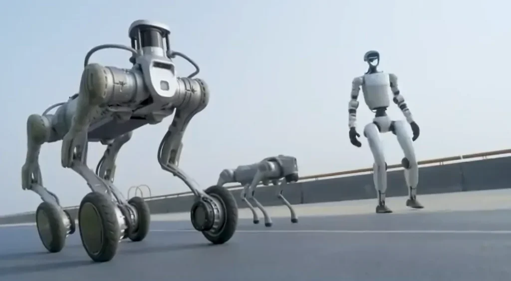 G1 humanoid robot by Unitree shocks viewers by pulling a 1,400kg car with ease, showing off next-level balance and AI control