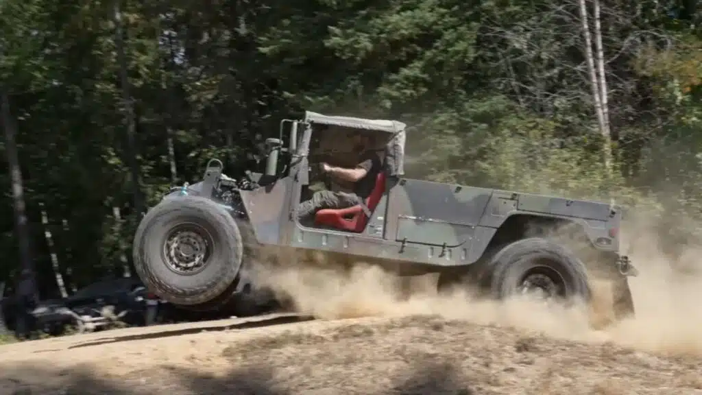 Guy buys a cheap military surplus Humvee and puts a supercharger in it for endless fun