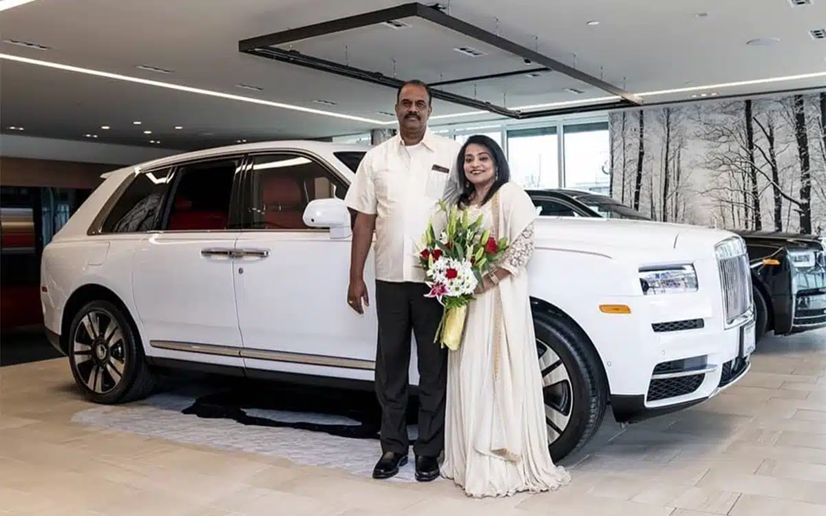 Husband gifts wife the ultimate anniversary present: A Rolls Royce Cullinan SUV