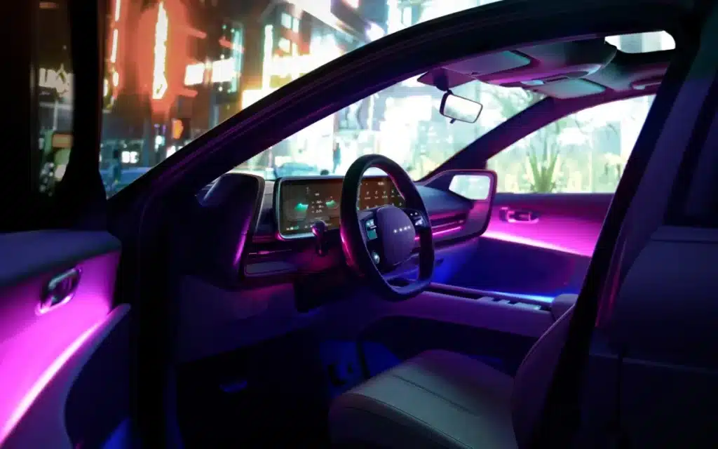 Hyundai develops interior car lights tuned to driver's mood