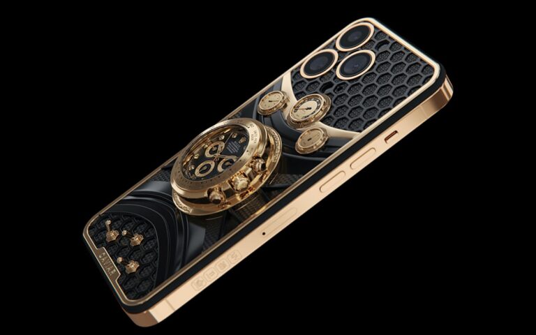 iPhone with Rolex Daytona
