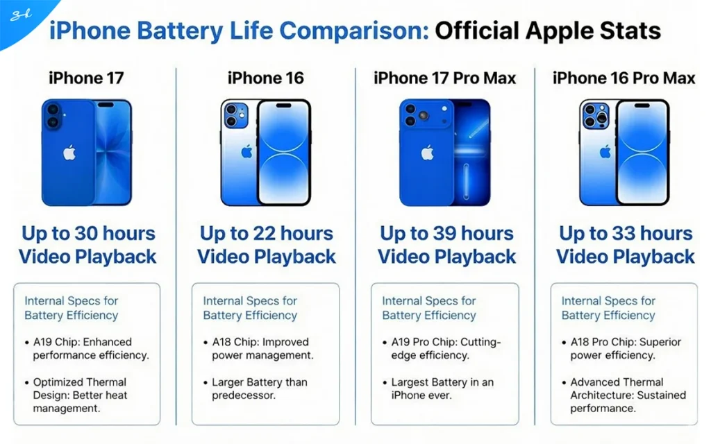 This tech guru put the iPhone 17 fleet through an extensive battery test against a Samsung Ultra and older generations, to see if the Apple claims were true