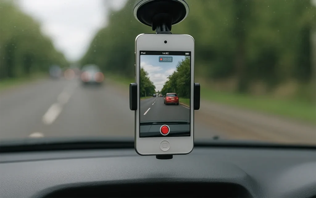 Thanks to one savvy, free, Apple-compatible app, you can turn old phones and devices like the iPod Touch into an efficient dashcam