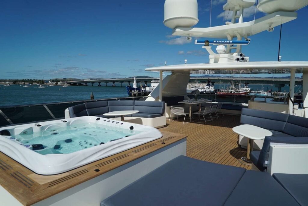 iRama yacht Tyson Fury deck
