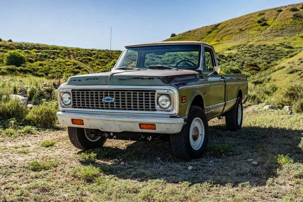 Classic 1972 Chevy C20 meets modern Silverado tech for the ultimate vintage vibe