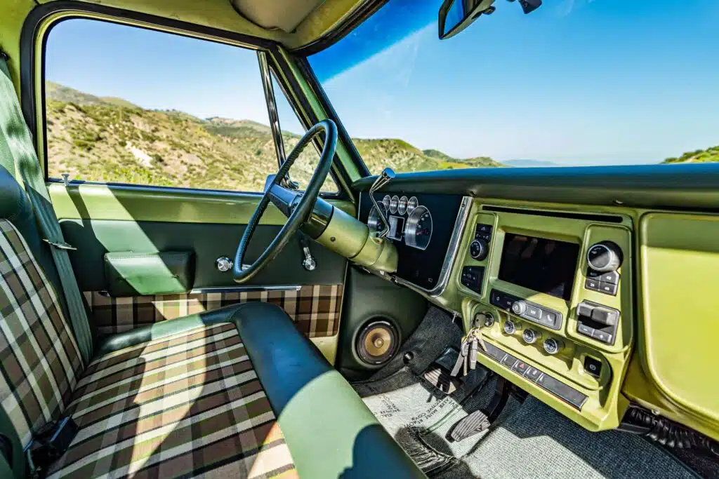 Classic 1972 Chevy C20 meets modern Silverado tech for the ultimate vintage vibe