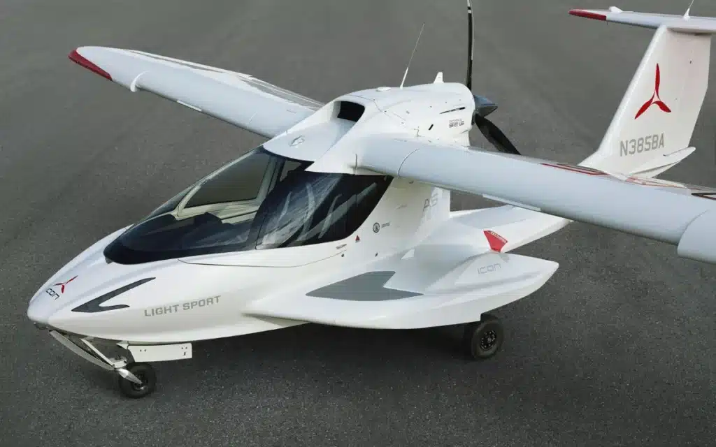 The $300,000 ICON A5 is a flying jet ski that takes off from land or water, folds into your garage, and makes the sky feel like your personal playground