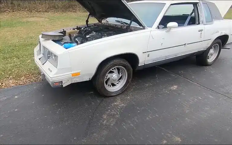 Illinois man took a $825 chance on a locked storage unit and found a 'beauty' muscle car inside - an Oldsmobile cutlass muscle car