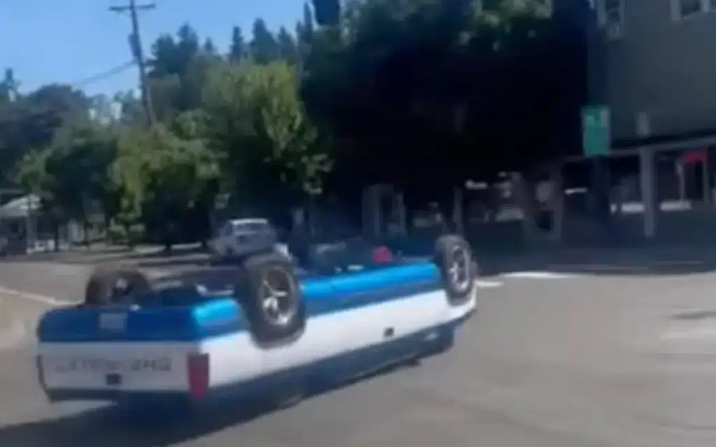 From an upside-down Chevy pickup to a Fiat Panda sliced in half, these six mind-bending car optical illusions prove cars aren’t always what they seem