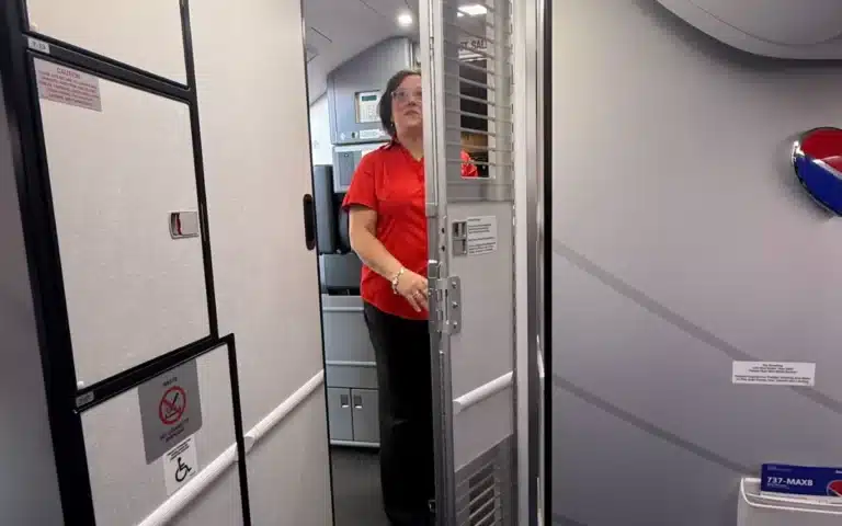 Cockpit barriers introduced for their first flights after years of delay