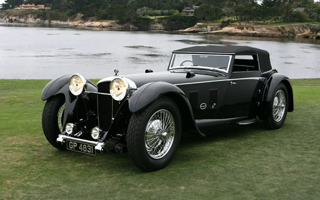 1931 Daimler Double Six 50 Sport Corsica Drophead Coupe classic car that cost $1K at 1961 auction got restored for over $6M in 2005