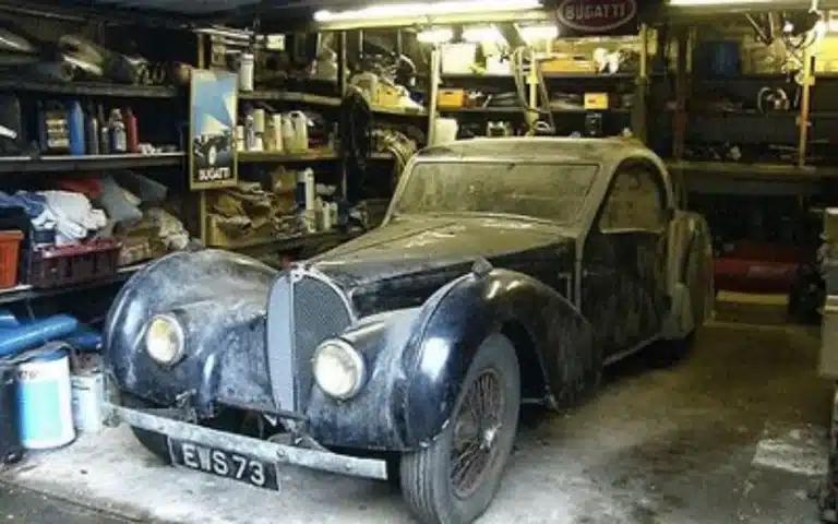 Dusty English garage contained a 'once-in-a-lifetime' $4 million Bugatti that'd just been left for 50 years