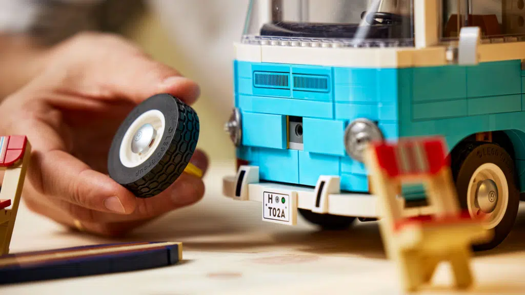 Toy giants Lego produce hundreds of millions of tires every year as part of its toy car sets.