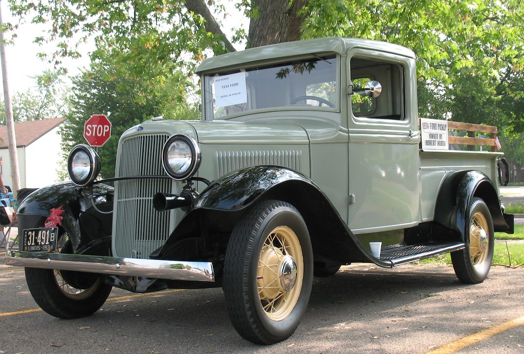 Jay Leno's first car was a 1934 pickup truck - much like this one.