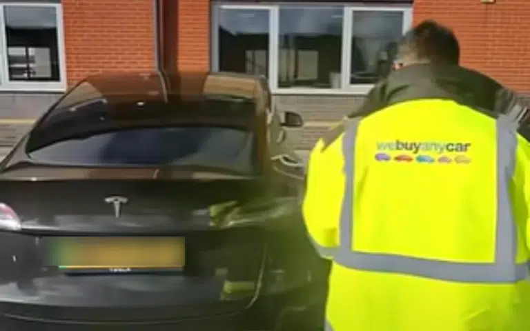 WeBuyAnyCar issues statement after man's surprise at how much he's offered for $70,000 Tesla