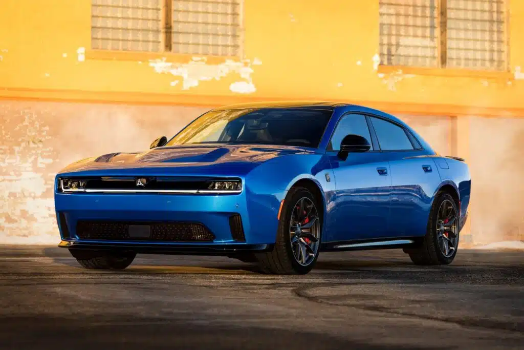 Dodge has unveiled the Charger Daytona Sedan - a four-door muscle car.