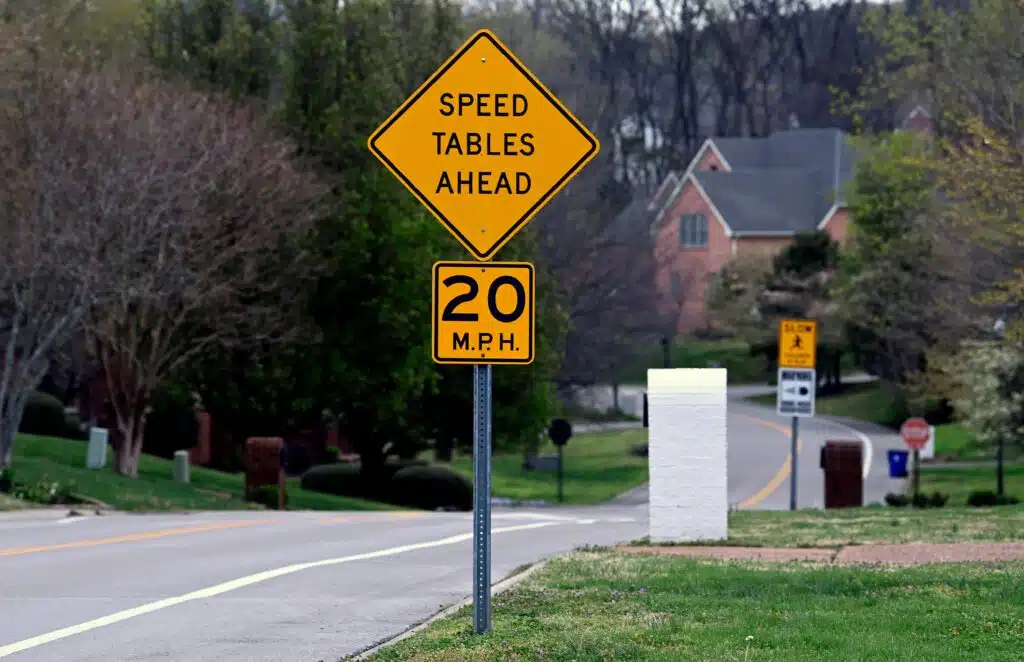 Speed limit signs are usually found in multiples of five or ten - but Nashville is different, apparently.